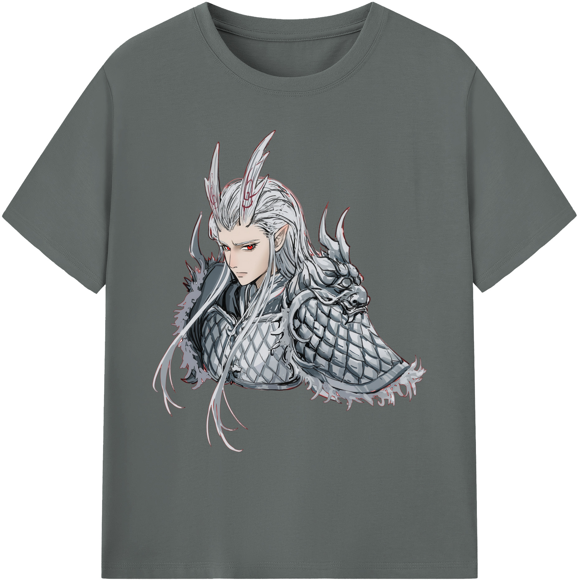 （画像用） Ne Zha 2 ナタ 魔童の大暴れ 綿100％ メンズ半袖Tシャツ｜肌触りやわらか＆通気性
